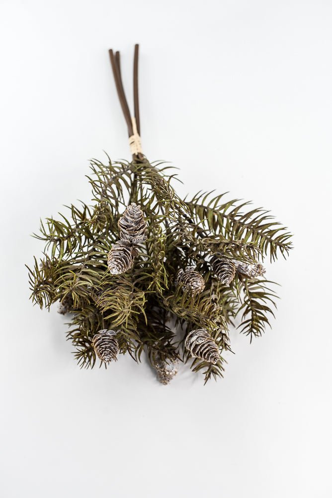 Pine Bundle With Pinecone - 15" - Greenery MarketX1979HEMLOCK