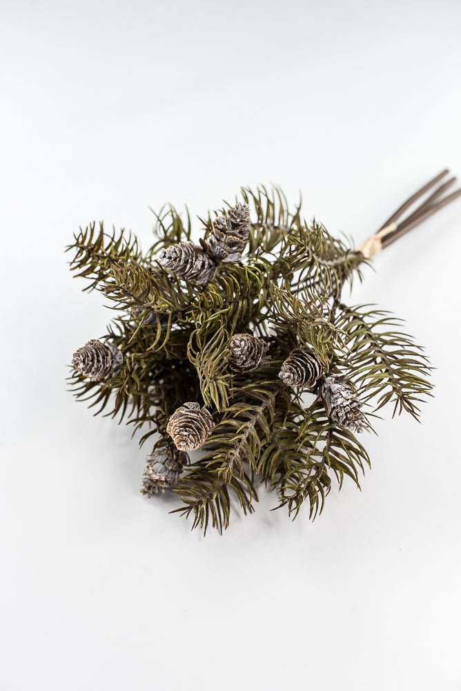 Pine Bundle With Pinecone - 15" - Greenery MarketX1979HEMLOCK