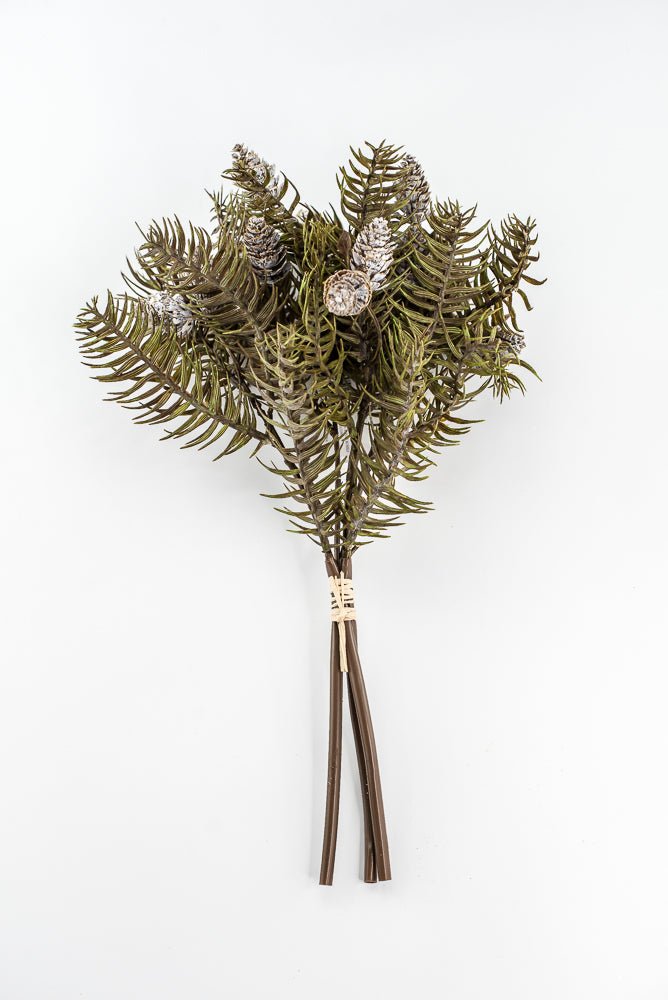 Pine Bundle With Pinecone - 15" - Greenery MarketX1979HEMLOCK