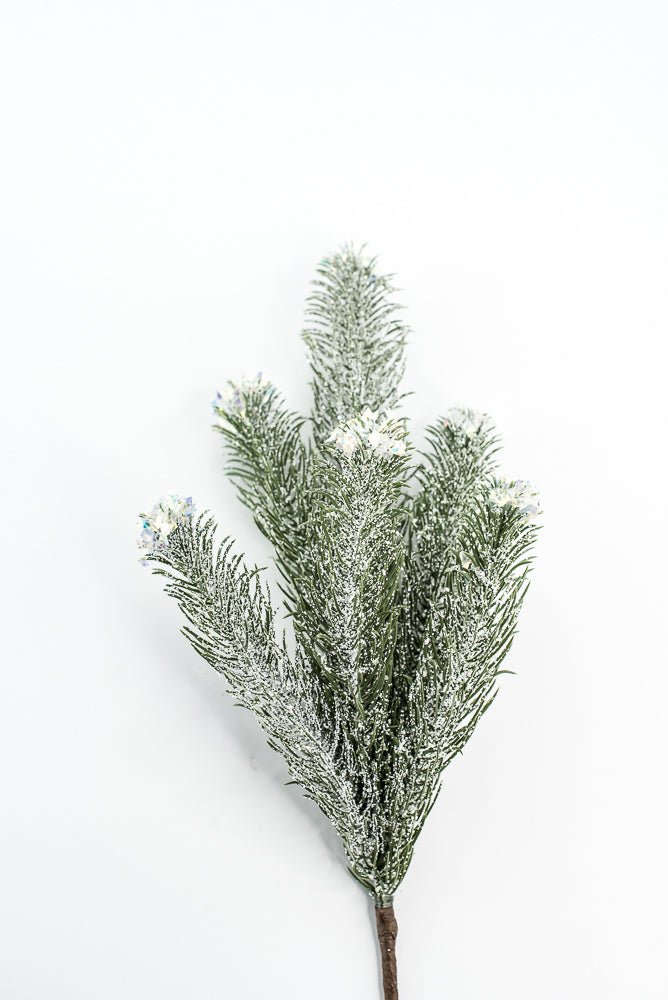 Pine Spray With Snow - Greenery Market85193