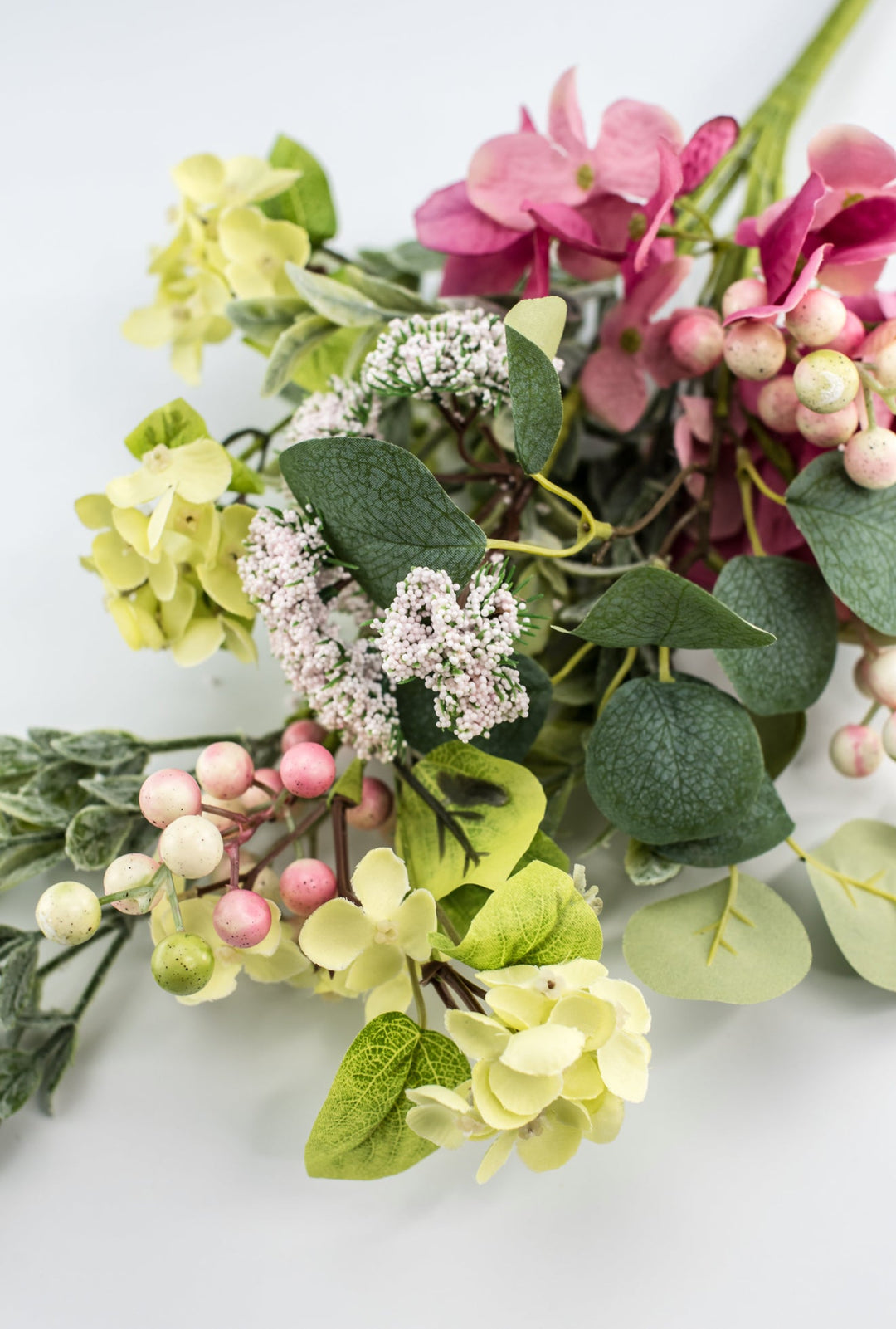 Pink and Green Hydrangea Mixed Spray - Greenery Market64962