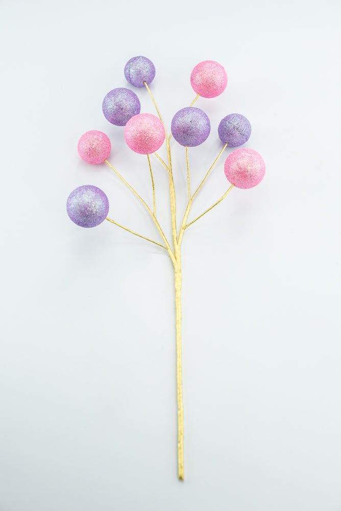 Pink and Lavender Ball Pick - Greenery Market86107PKLV