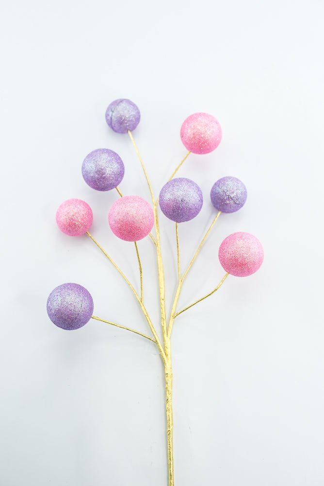 Pink and Lavender Ball Pick - Greenery Market86107PKLV