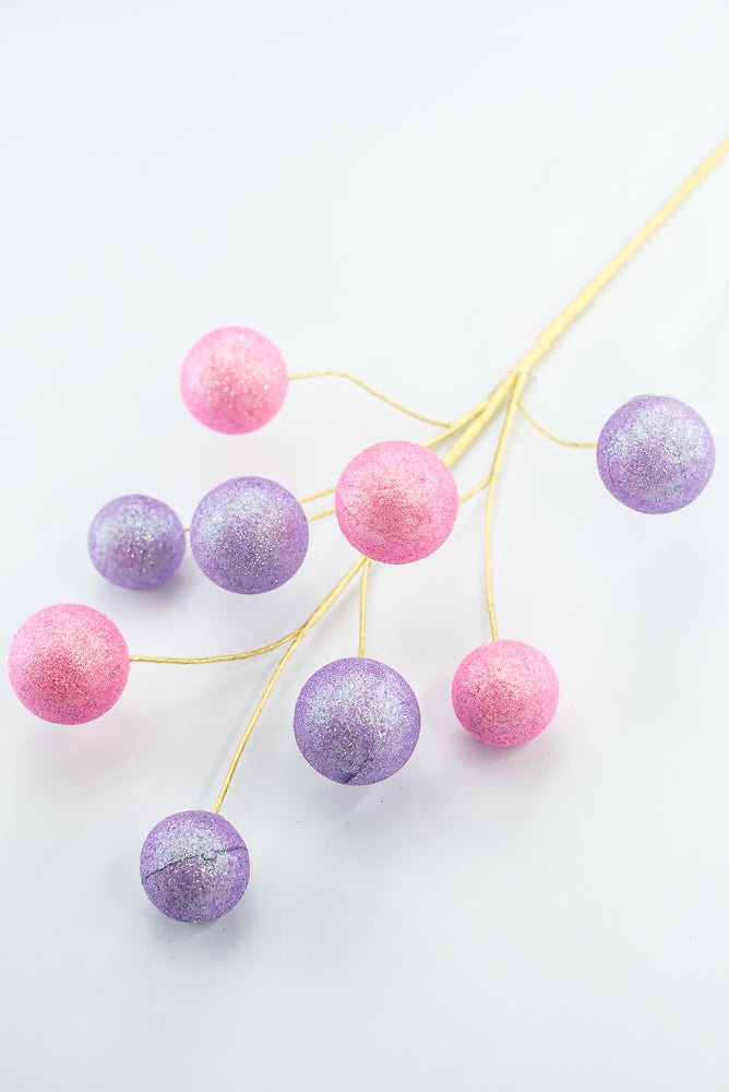 Pink and Lavender Ball Pick - Greenery Market86107PKLV