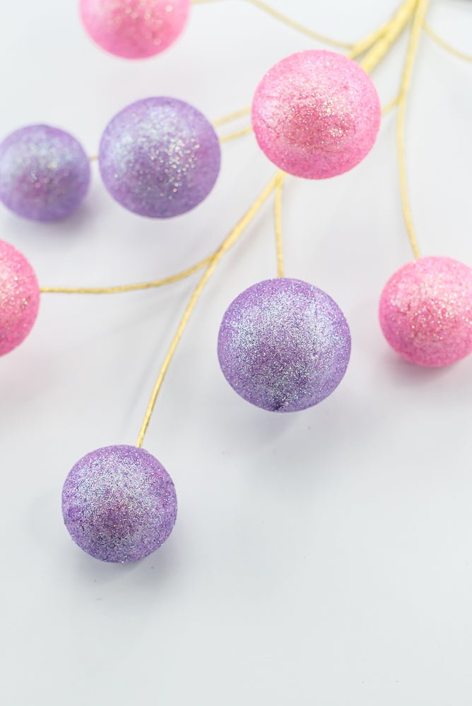 Pink and Lavender Ball Pick - Greenery Market86107PKLV