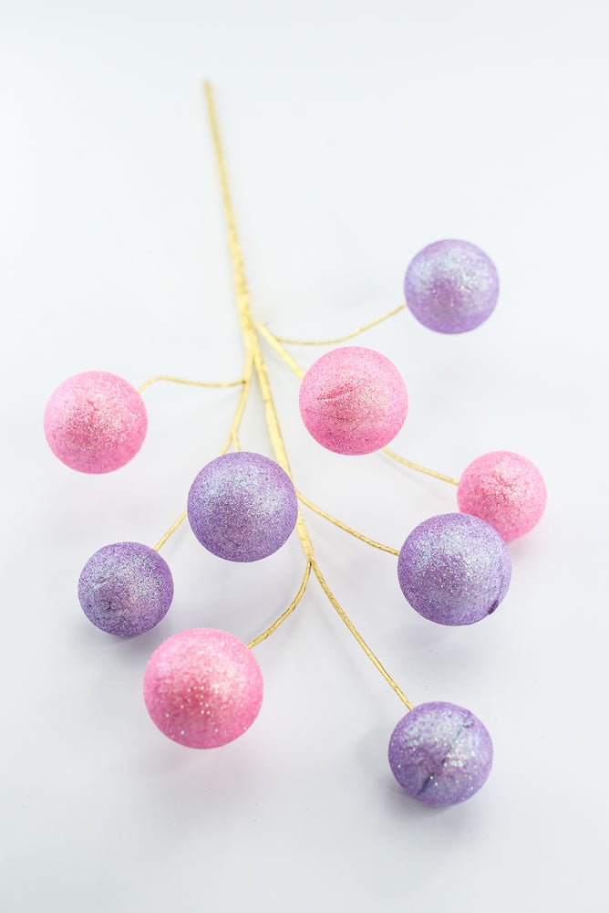 Pink and Lavender Ball Pick - Greenery Market86107PKLV