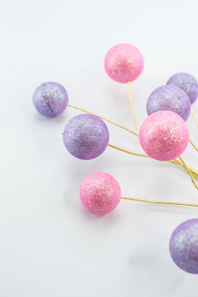 Pink and Lavender Ball Pick - Greenery Market86107PKLV