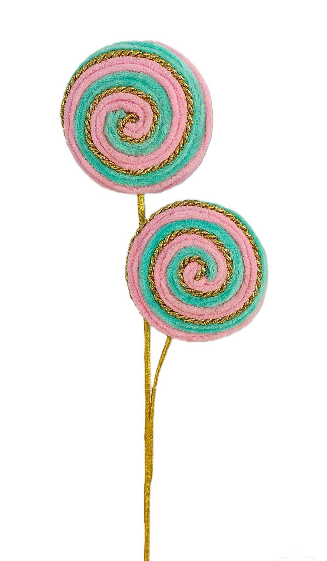 Pink and Mint Twirl Lollipop Spray - GM Exclusive - Greenery MarketGM2136PKBL