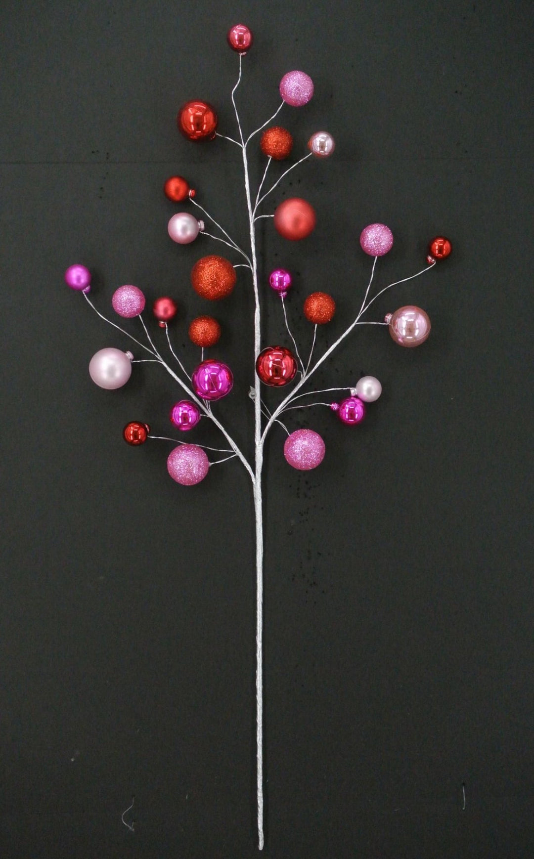 Pink and Red Glitter Mixed Ball - Greenery Market40339 - PKBTYRD