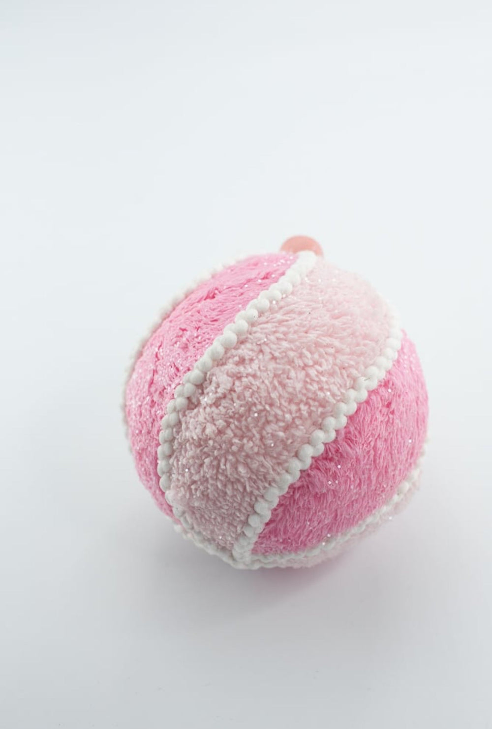 Pink and White Ornament Ball - Greenery Market86248PKWT