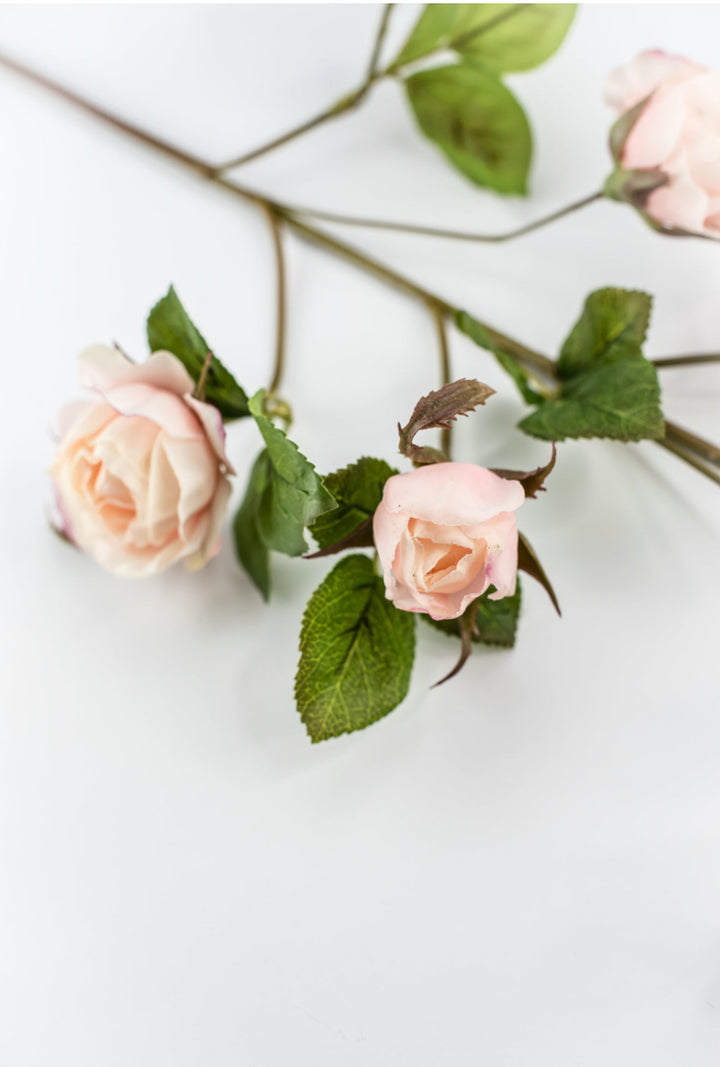Pink Blush Rose Spray - Greenery Marketartificial flowersMTF24289 PEBL