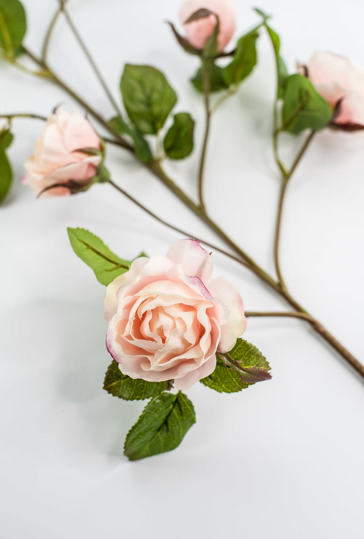 Pink Blush Rose Spray - Greenery Marketartificial flowersMTF24289 PEBL