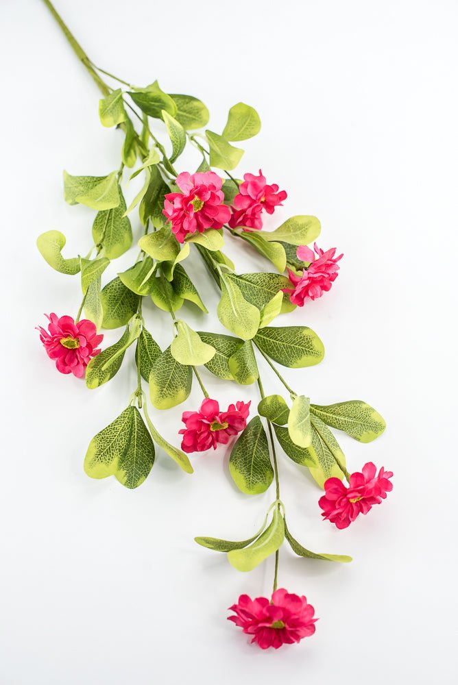 Pink Button Zinnia Spray - Greenery MarketMTF24321 BTY