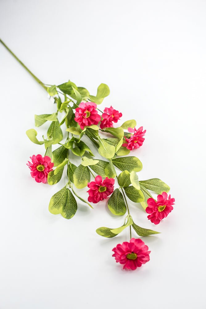 Pink Button Zinnia Spray - Greenery MarketMTF24321 BTY