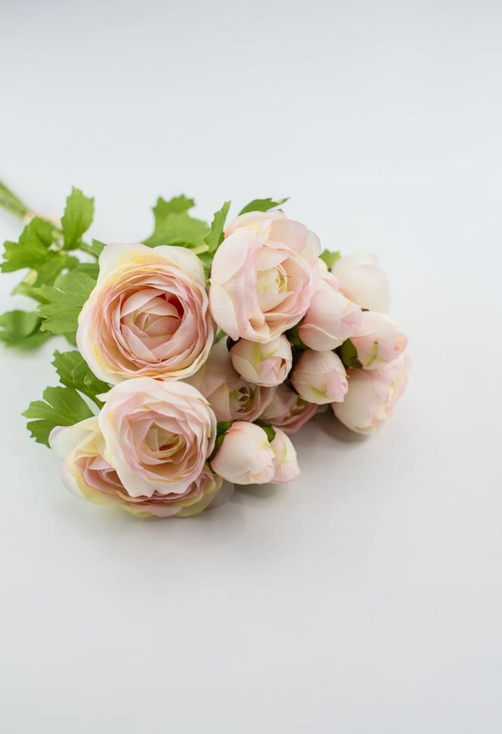 Pink cream ranunculus bundle - Greenery Marketartificial flowers27041