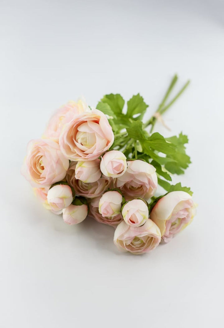 Pink cream ranunculus bundle - Greenery Marketartificial flowers27041