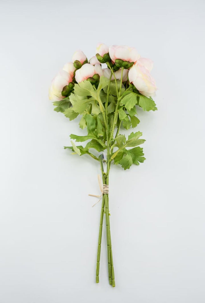 Pink cream ranunculus bundle - Greenery Marketartificial flowers27041