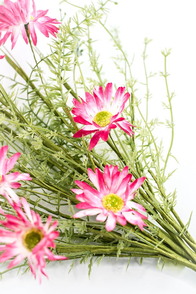 Pink daisies flower bush - Greenery Marketartificial flowers63307PK