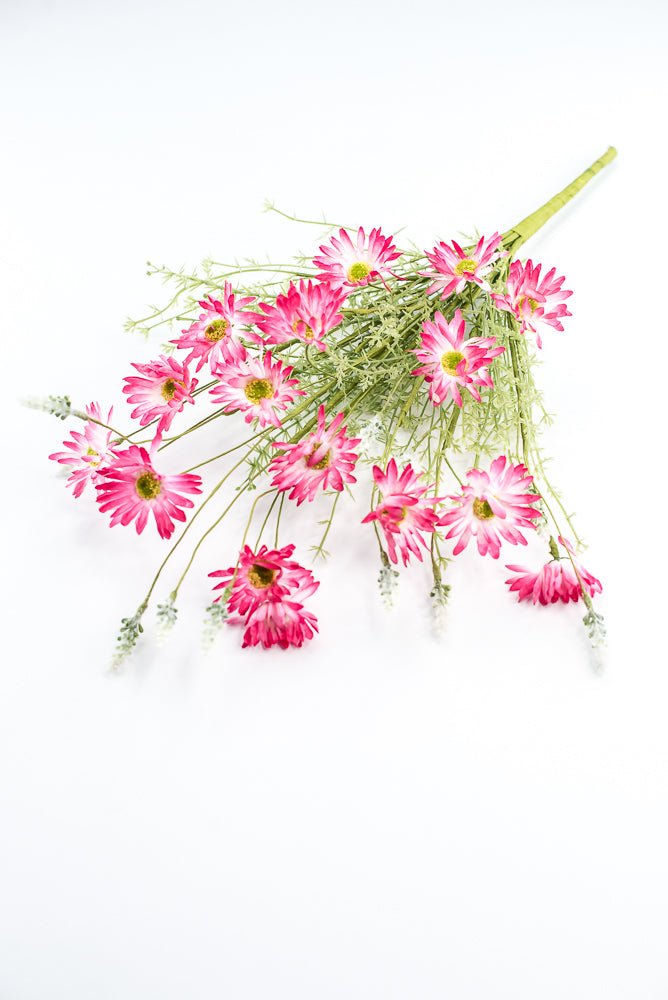 Pink daisies flower bush - Greenery Marketartificial flowers63307PK
