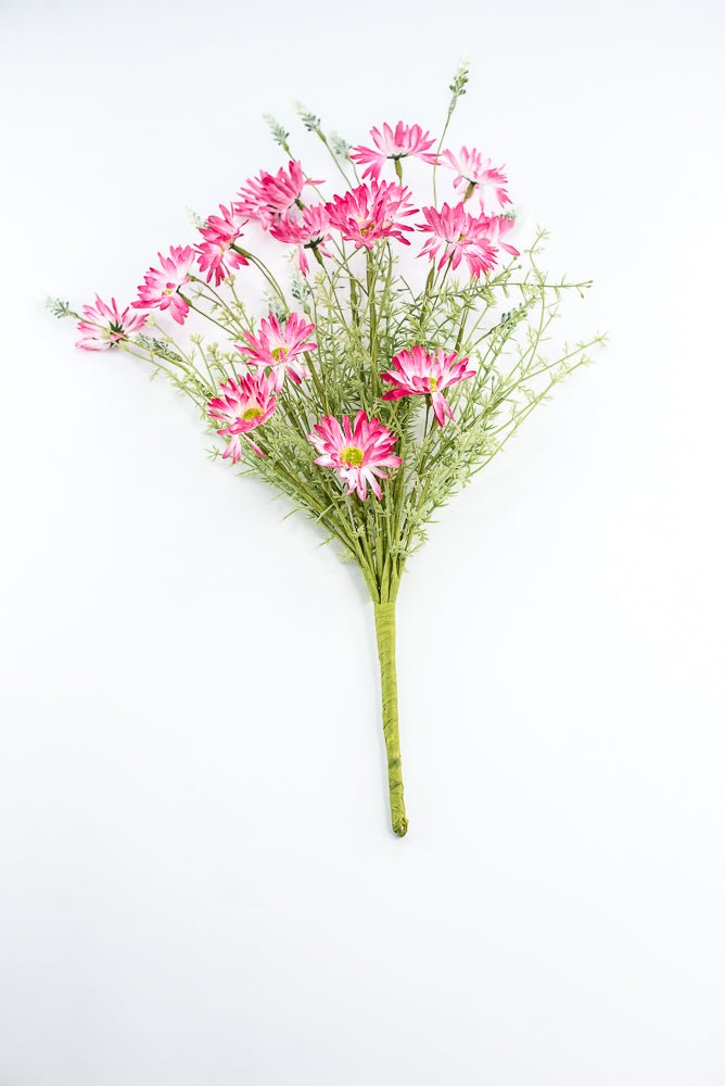 Pink daisies flower bush - Greenery Marketartificial flowers63307PK