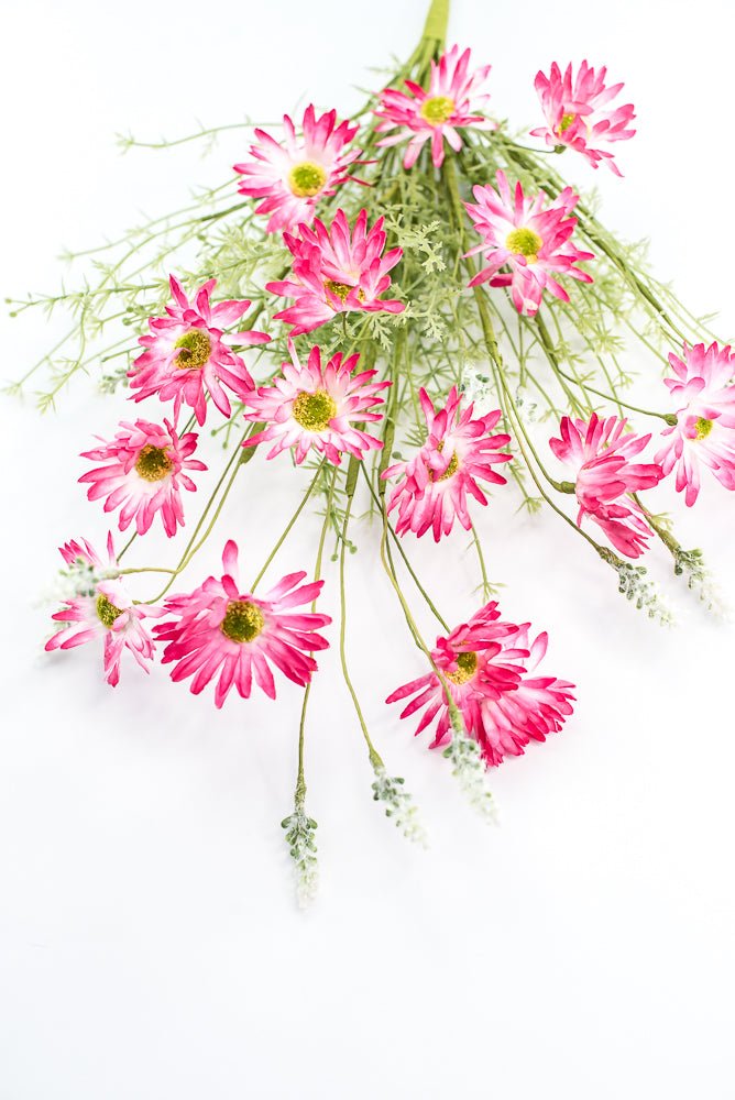 Pink daisies flower bush - Greenery Marketartificial flowers63307PK