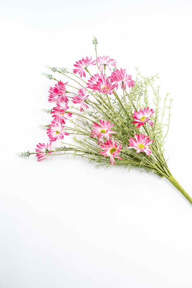 Pink daisies flower bush - Greenery Marketartificial flowers63307PK