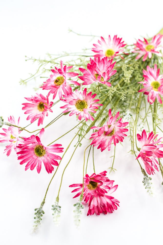 Pink daisies flower bush - Greenery Marketartificial flowers63307PK