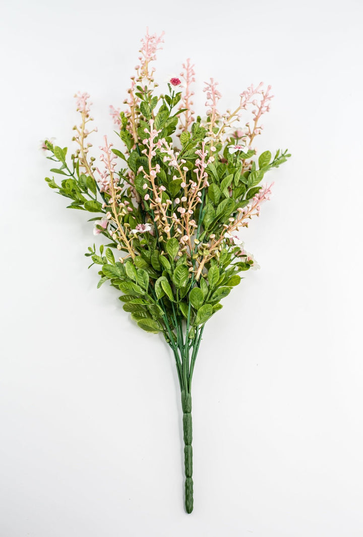 Pink filler flower and berries bush - Greenery Market85001 - PK