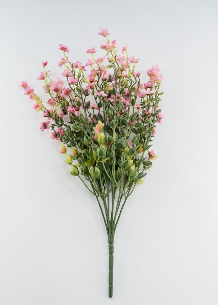 Pink filler flower and greenery bush - Greenery Marketartificial flowers83416 - PK