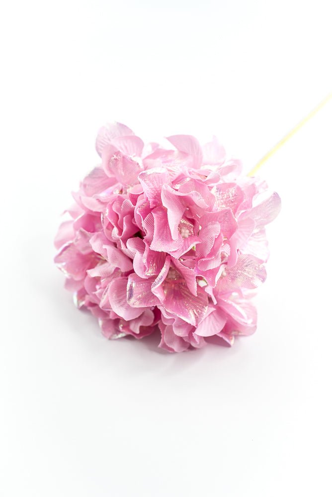 Pink Glossy Hydrangea Stem - Greenery Market86305PK