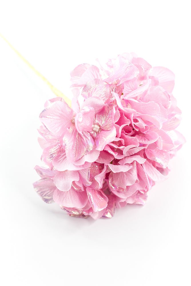 Pink Glossy Hydrangea Stem - Greenery Market86305PK