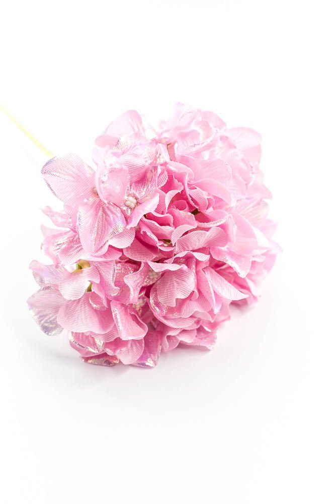 Pink Glossy Hydrangea Stem - Greenery Market86305PK
