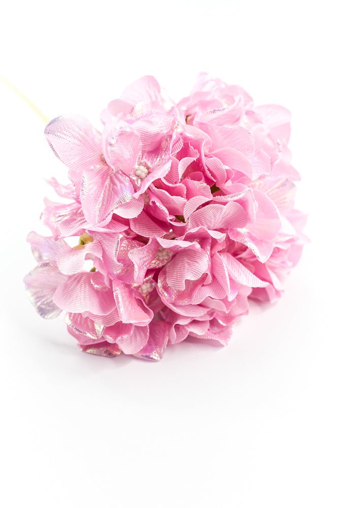 Pink Glossy Hydrangea Stem - Greenery Market86305PK