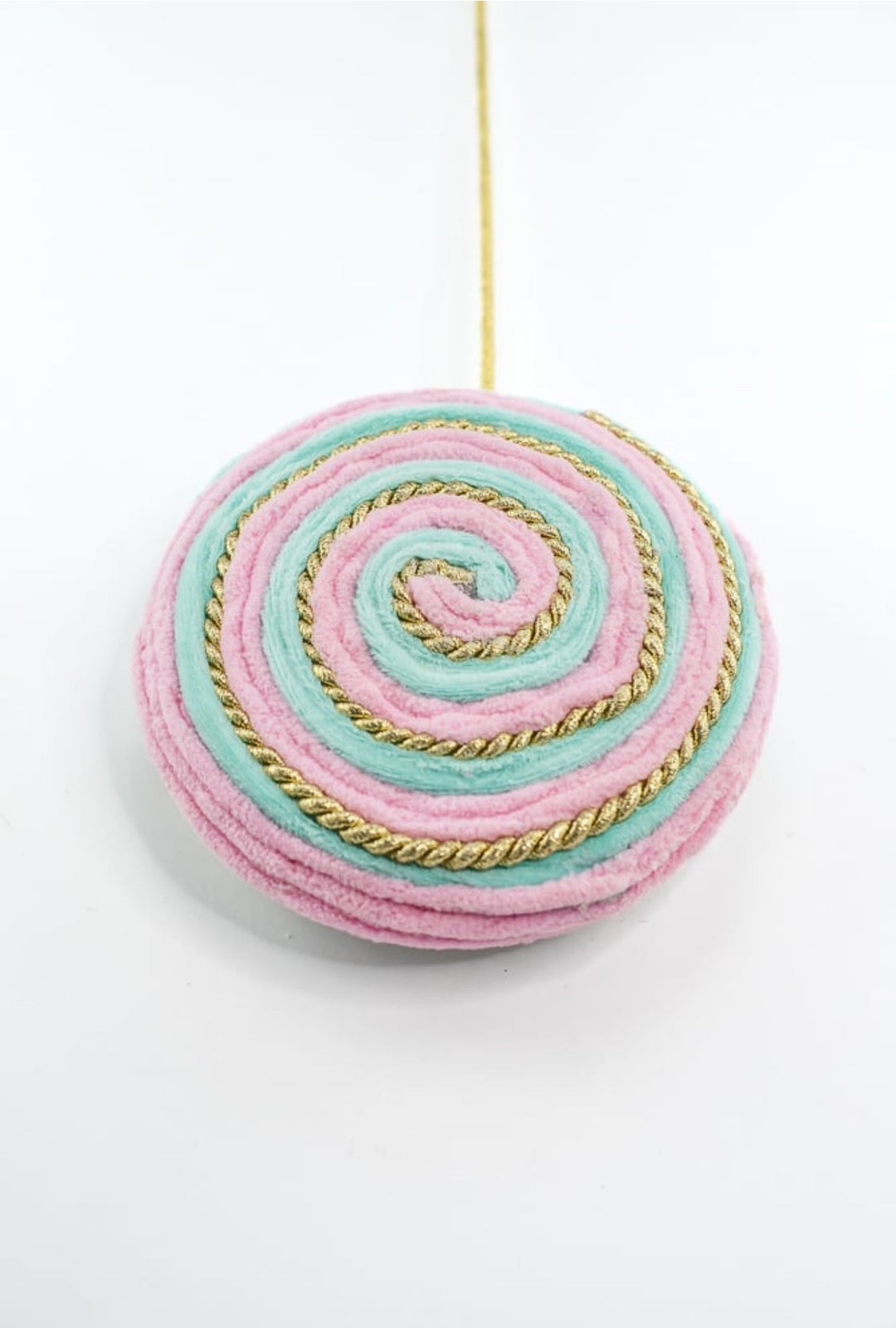Pink, gold, and mint lollipop ornament - Greenery Market85903PKBL