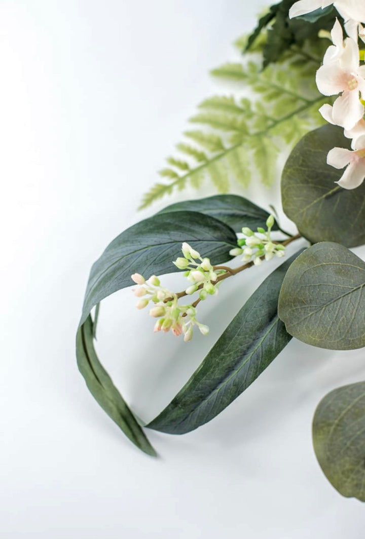 Pink Hydrangea and berry mixed spray - Greenery Market82415 - pk