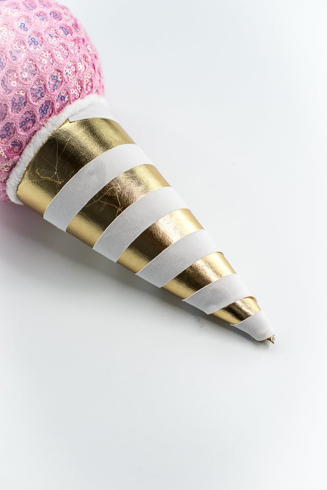 Pink Mesh Ice Cream Ornament - Greenery Market86358PK