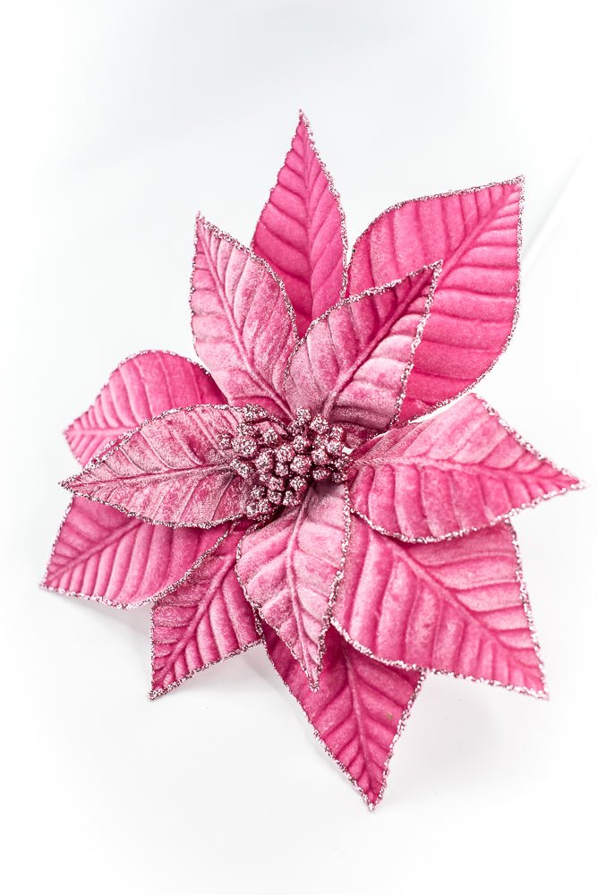 Pink Poinsettia Stem - Greenery Market86324PK