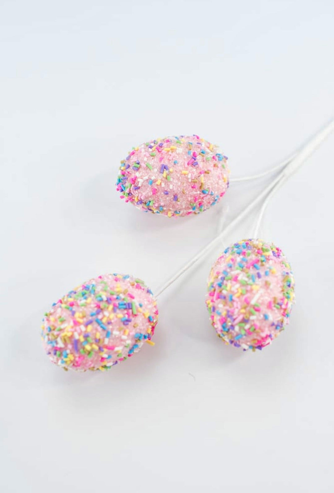 Pink Sprinkle egg pick - Greenery MarketPicks62879PK