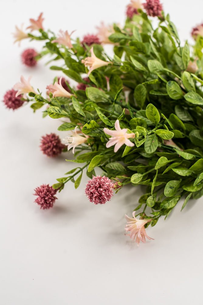 Pink Thistle Filler Flower Bush - Greenery Market84999 - PK