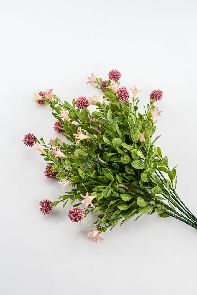 Pink Thistle Filler Flower Bush - Greenery Market84999 - PK