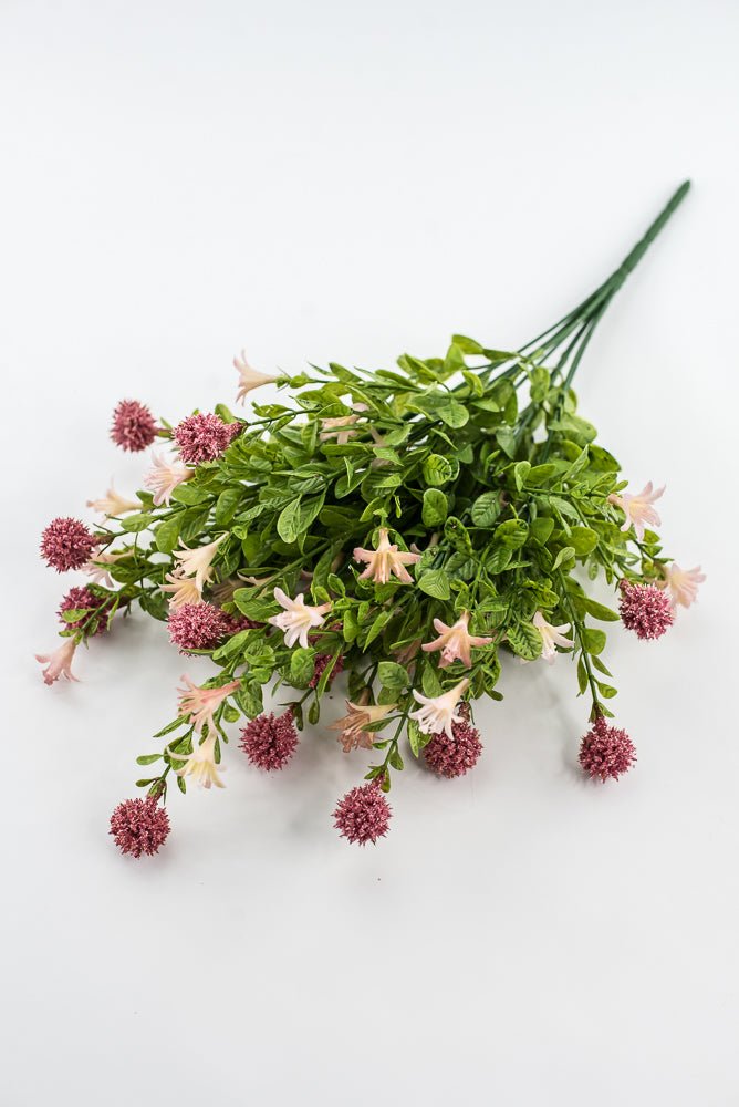 Pink Thistle Filler Flower Bush - Greenery Market84999 - PK