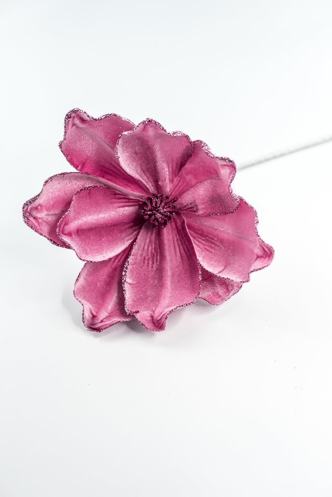 Pink Velvet Magnolia Pick - Greenery Market85318MV