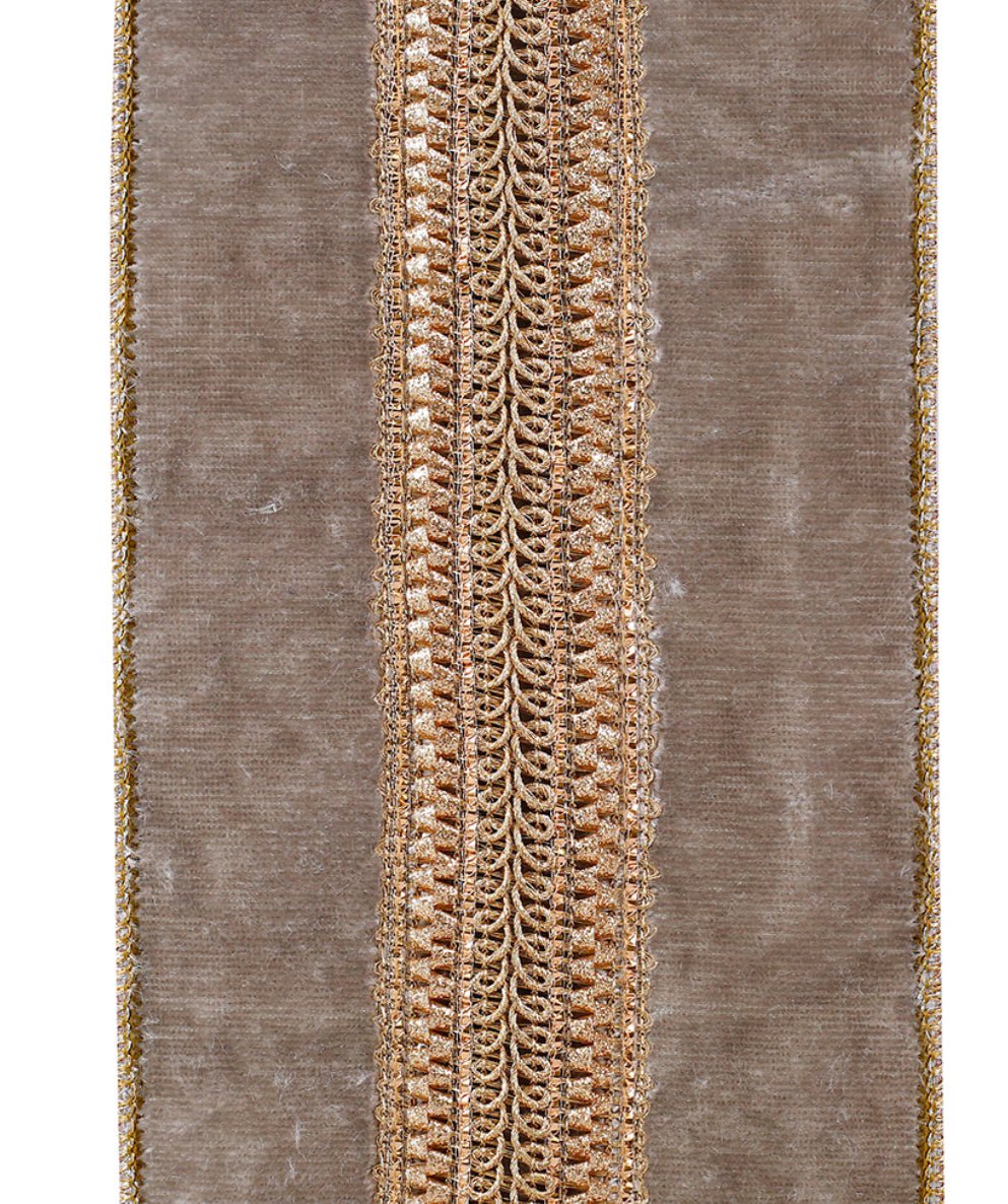 Platinum gray and brushed golden center 4” - Greenery Market93726W - 900 - 10D