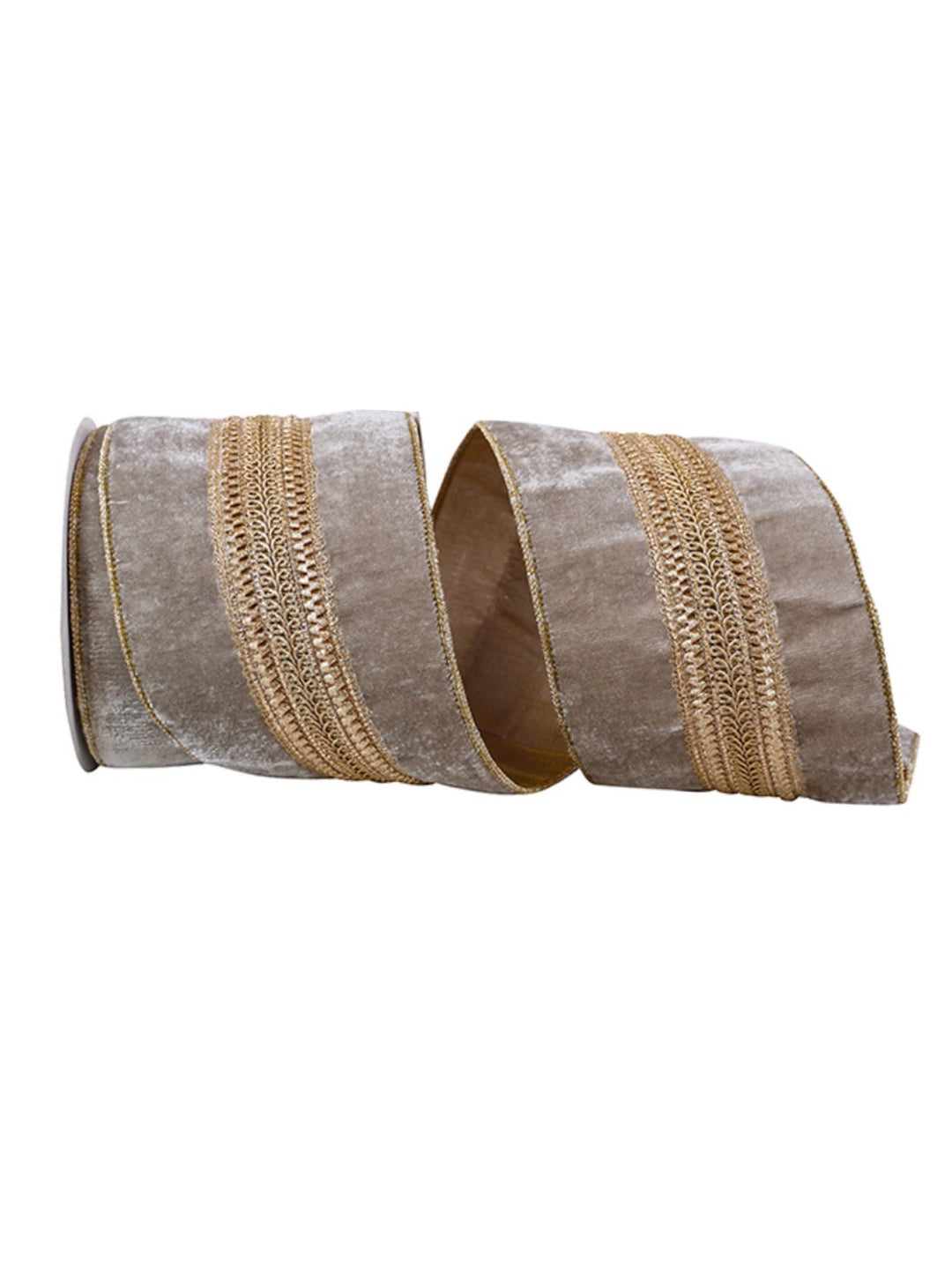 Platinum gray and brushed golden center 4” - Greenery Market93726W - 900 - 10D