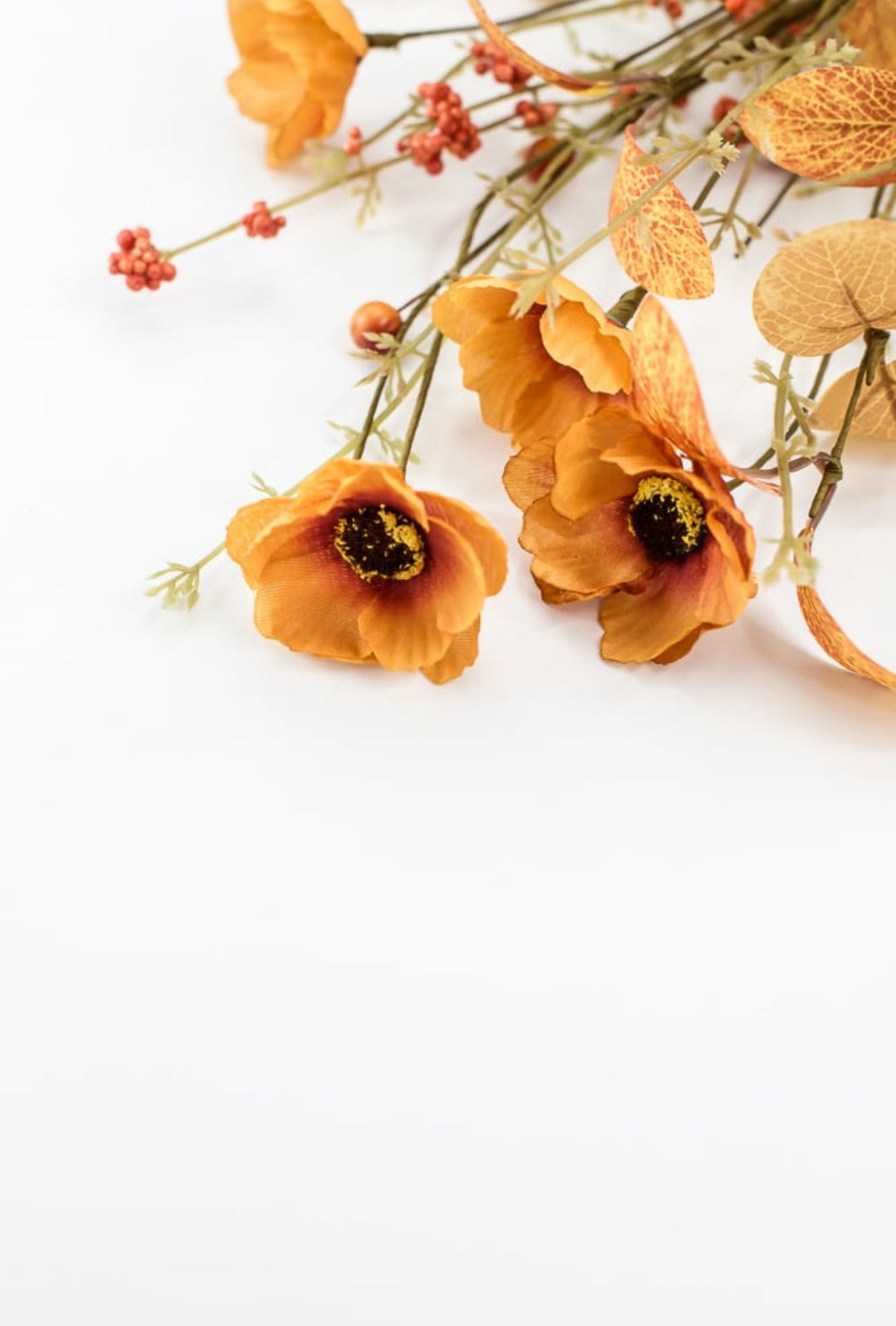 Poppy Flower Silk Filler Bush - Greenery Market57224FA