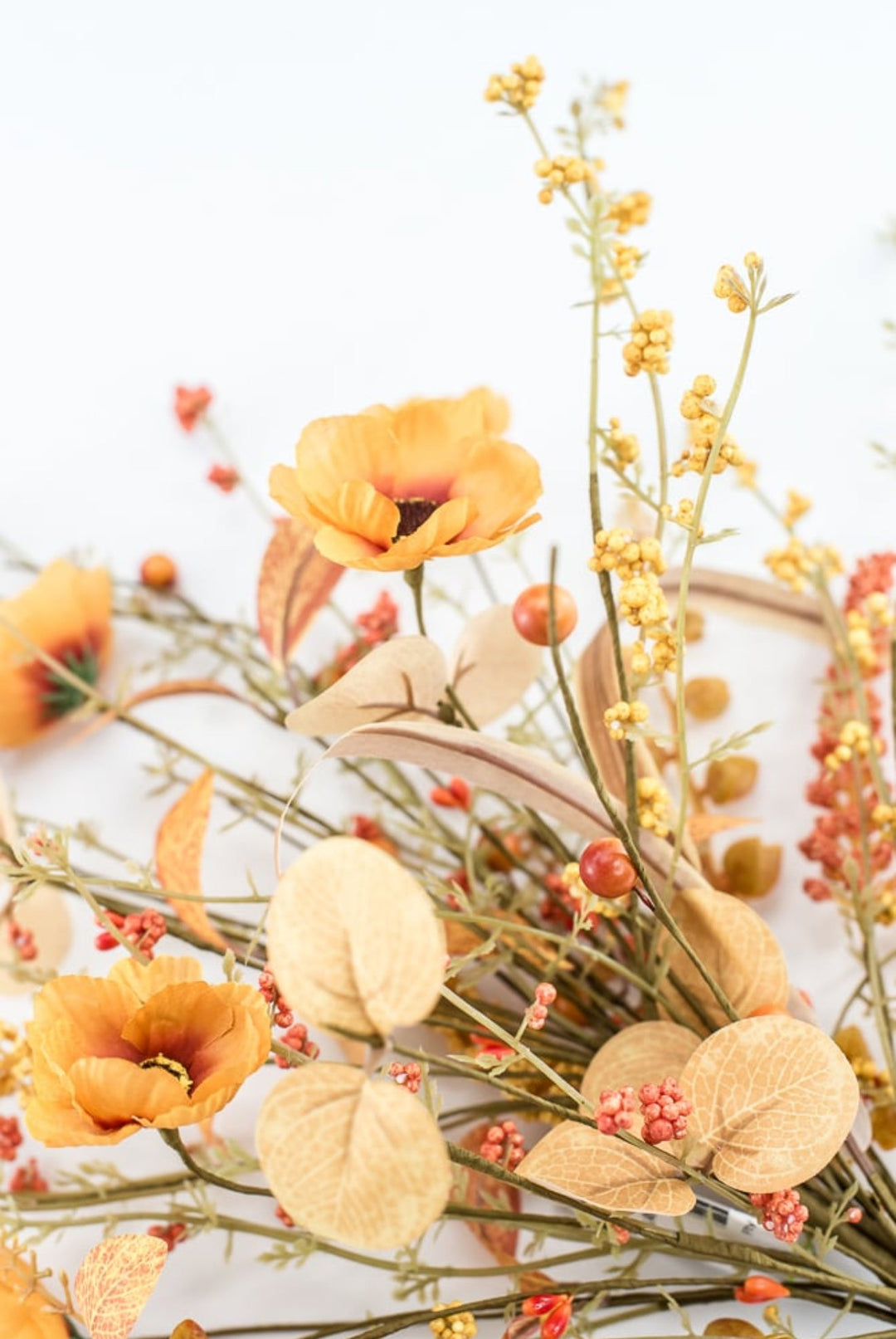 Poppy Flower Silk Filler Bush - Greenery Market57224FA