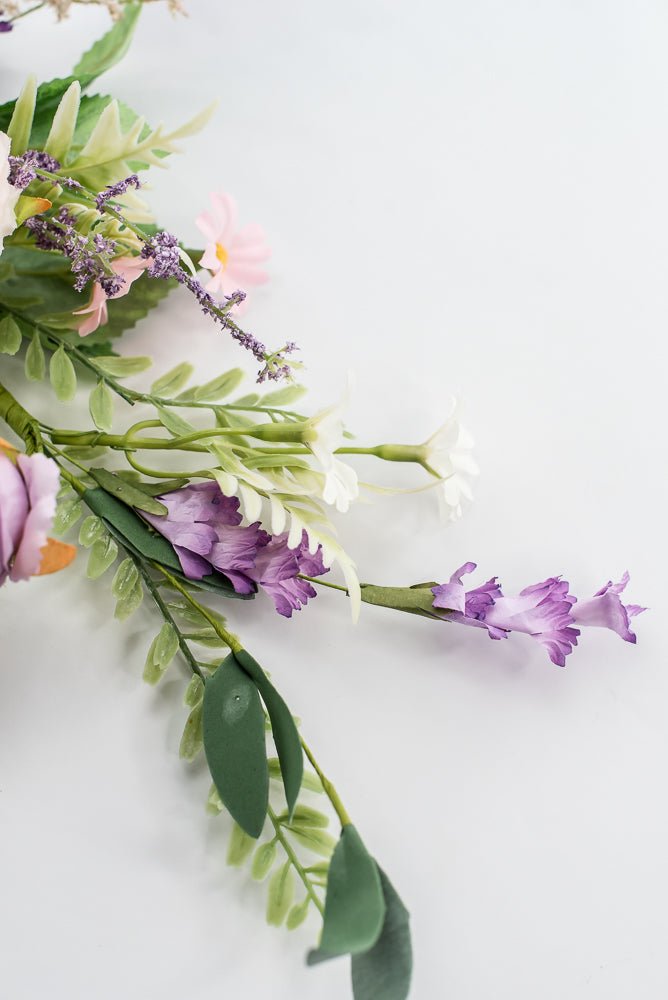 Purple And Pink Rose Flower Pick - Greenery Market64997