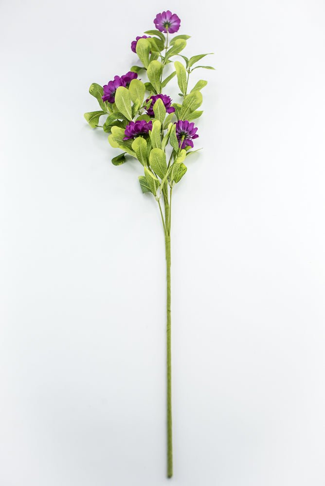 Purple Button Zinnia Spray - Greenery MarketMTF24321 PURP