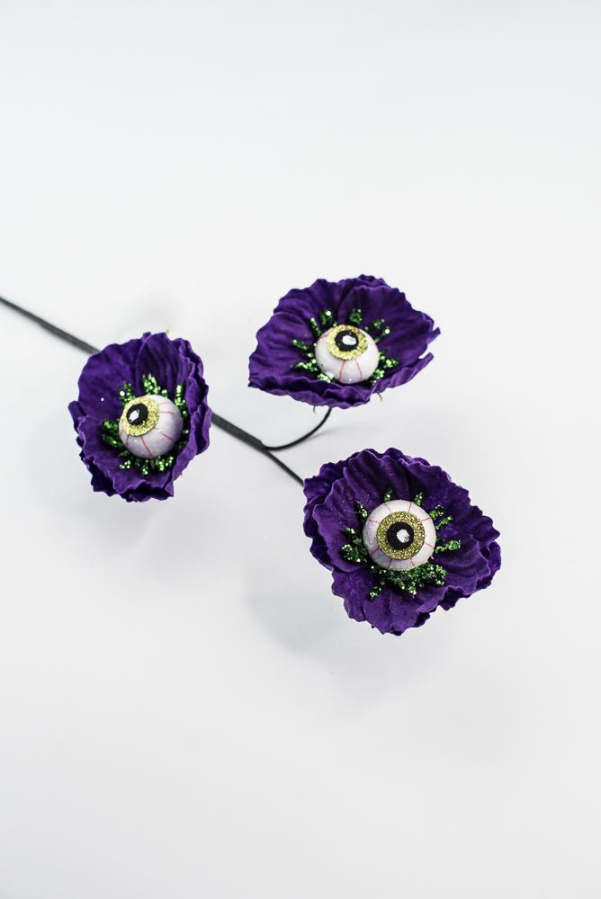 Purple Eyeball Flower Spray - Greenery Market57241PU