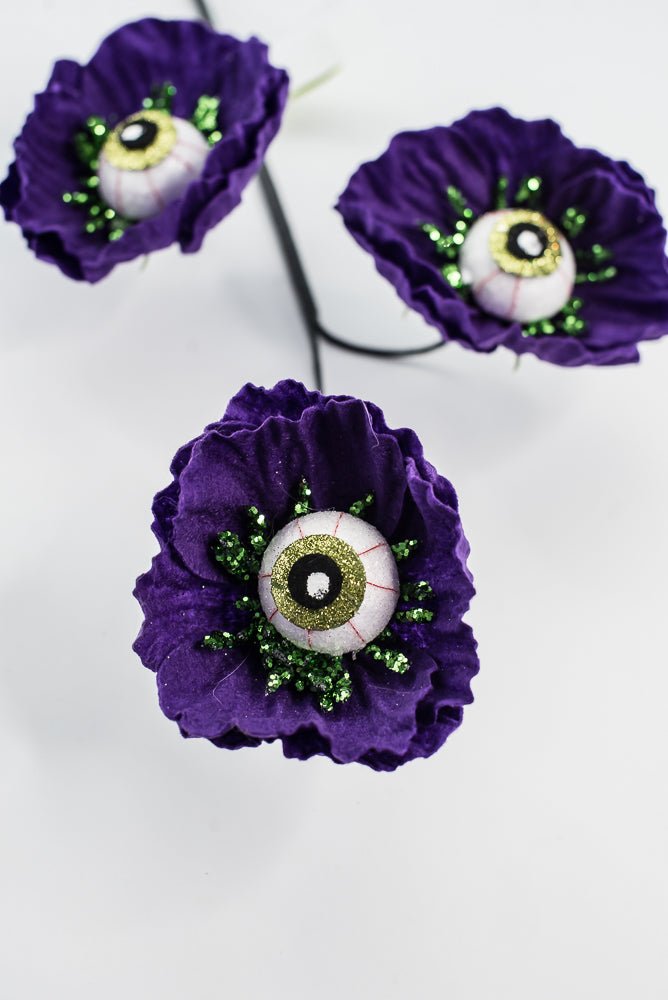 Purple Eyeball Flower Spray - Greenery Market57241PU
